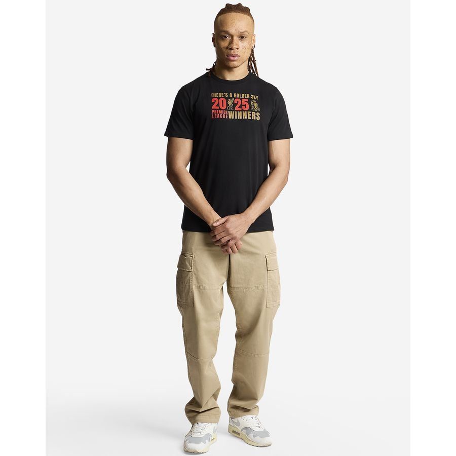 Liverpool T-Shirt EPL Champions 2024/25 - Black - Men's-SoccerKits Hub | Buy Soccer Jerseys Online